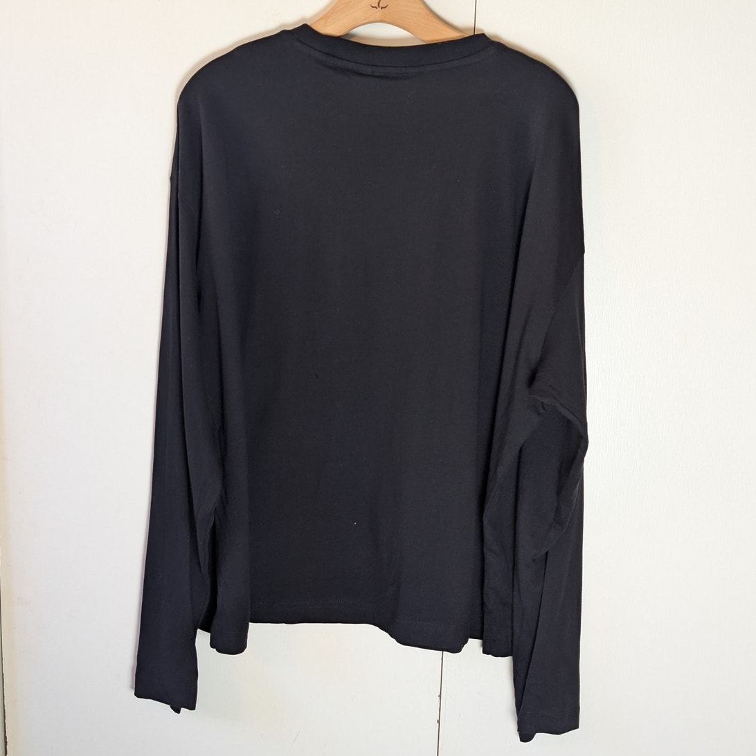 Monki Black Long Sleeve Shirt Large — image 4 of 8